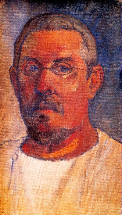 Self Portrait with Glasses Paul Gauguin